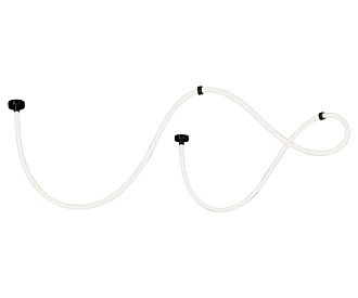 Светильник 400 см, 96W, 3000-6000K, Kink Light 08031K-400,19(3000-6000K), черный