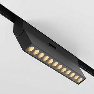 Трековый светильник 22*2,3*-10,8 см, *LED*12W, 2700-6000K, Maytoni technical Dim Smart Zigbee EXILITY TR033-4-12WTW-M-DSZ-B, Черный