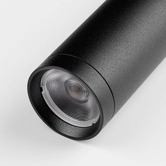 Светильник подвесной точечный для трека Uno 4*32,7-116 см, 7W, 3000K, Lightstar Uno 239337, Черный матовый