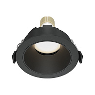 Светильник 9/7,5 см, GU10 Maytoni Technical DL051-U-1B, черный, вр 7,5 см