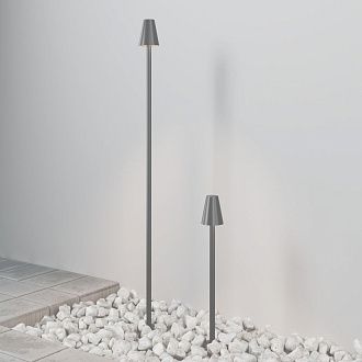 Ландшафтный светильник *4,6*-30 см, *LED*1,5W, 3000K, Maytoni Outdoor Cane O504FL-L1B3K, Матовый Черный