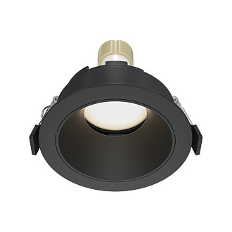 Светильник 9/7,5 см, GU10 Maytoni Technical DL051-U-1B, черный, вр 7,5 см