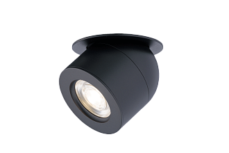 Светильник Ø90 x H95, мм, 8W (4000K), SBK (матовый черный) Rilon 063AY SBK8