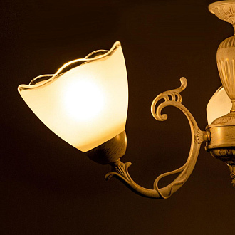 Люстра 56 см Citilux Латур CL413230 белый/золото