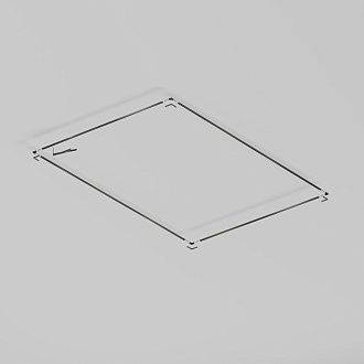 Шинопровод 2 м Exility X накладной, черный 200*2*1 см, Maytoni Technical  TRX239-412B, Черный