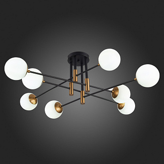 Люстра потолочная 119 см, ST LUCE LIMANO SL1203.402.08 Бронза,Черный