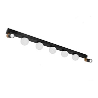 Светильник 100*17 см, 7*LED 16W 4000K черный Arte Lamp Zosma A2608PL-7BK