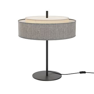 Настольная лампа *33*-39 см, 2*E14*40W, Maytoni Bergamo MOD613TL-02GR, Черный