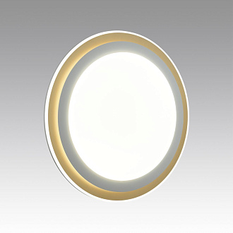 Cветильник 51*7 см, LED 72W, 3000-6000 К, IP43, белый/золотистый, пластик Sonex Setta, 7630/EL