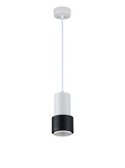 Светильник Ø70 x H240, мм, 1*10W 4000K, WHITE+BLACK(Черный+Белый) Rilon 1129W+B-L WHITE+BLACK