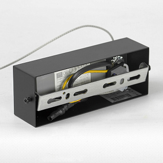 Линейно-подвесной светильник 120*6*30/200 см, 1*LED*28W 4000K Lussole Desoto LSP-7222 черный/бронзовый