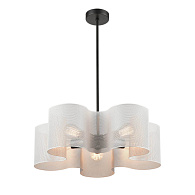 Подвесная люстра  58*70 см, 5*E27 черный, хром Vele Luce Cross VL5272P05