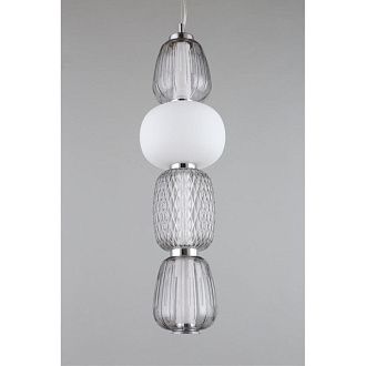 Подвесной светильник 17*100-190 см, 1*LED, 29W, 3000K, Aployt Oliwcia APL.319.16.29, хром