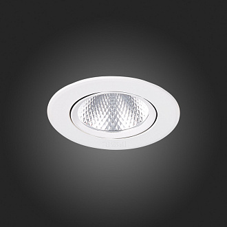 Встраиваемый светильник 9 см, 6W 3000K ST LUCE Встраиваемые светильники ST211.538.06.24 Белый, вр 7,5 см