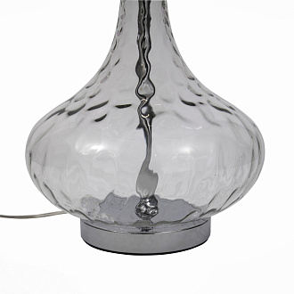 Прикроватная лампа 38 см, ST LUCE AMPOLLA SL973.104.01 Хром, Прозрачный