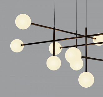 Люстра 108,5*93*180 см, G4 * 11 55W,  Mantra Cellar 7630, черный