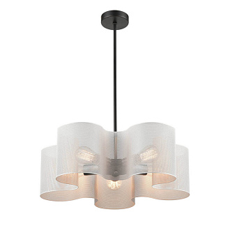 Подвесная люстра  58*70 см, 5*E27 черный, хром Vele Luce Cross VL5272P05