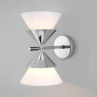 Настенный светильник с плафонами 22 см Eurosvet Rylee 70138/2 хром