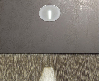 Подсветка ступеней лестницы 8,3*8,3 см, ITALLINE DL 3034 white, вр 6,5 см