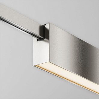 Трековый магнитный светильник 23 см, 12W, 3000K, Maytoni Basis TR151-1-12W3K-PT, серебро