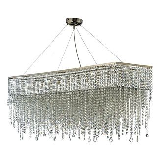 Люстра подвесная **22 см, 10*G9*40W, Arti Lampadari Milano Milano E 1.5.120x30.105 N, никель