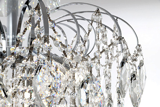 Люстра 58*58*55 см, Е14/LED 8x40+24W, Хром MODELUX ML.1703.8 CR