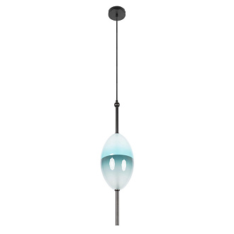 Подвесной светильник 16 см, 1*LED*16W 3000K черный Loft It Venice 10223/E Blue