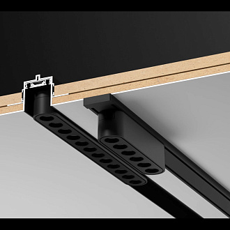 Шинопровод магнитный 1м Novotech Smal 135193, черный