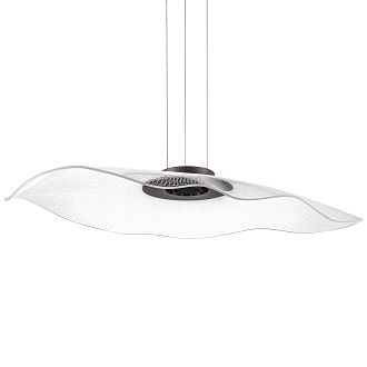 Люстра подвесная 50*13-150 см, 34W, 3000K, Lightstar Varese 731483, Кофейный