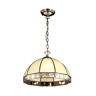 Подвесная люстра Citilux Шербург-1 CL440131, диаметр 40 см, бронза