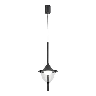 Подвесной светильник 21 см, 4W, 4000K, Lussole LSP-7482, черный