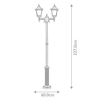 Фонарный столб Elstead Exterior, Арт. CP8-BLACK