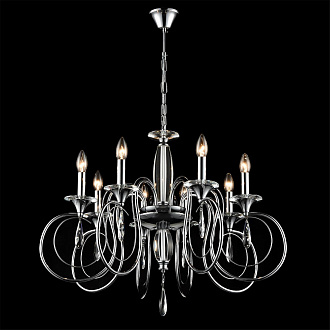 Люстра подвесная 87*110 см, 8*E14 Lumion Laoka 8032/8 хром