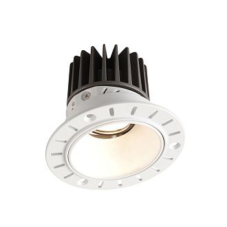 Светильник встраиваемый 6,8*7,1 см, вр 7,5 см, LED*12W, 3000K, Crystal Lux CLT 083 CLT 083C1 WH 3000K, Белый