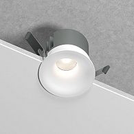 Потолочный акцентный светильник 8*8*6 см, LED, 15W, 4000K, Elektrostandard Bliss 25070/LED, белый, вр 7,5 см