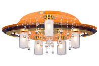 Люстра L790 x W550 x H200, мм, 6*40W (240W), OG+GD WT(Оранжевый +Золото) Sfera Sveta 8364/5+1 OG+GD WT