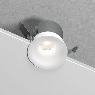 Потолочный акцентный светильник 8*8*6 см, LED, 15W, 4000K, Elektrostandard Bliss 25070/LED, белый, вр 7,5 см