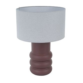 Настольная лампа 30*30*43 см, 1*E27 Gerhort G32170/1T RD BEG, Красный
