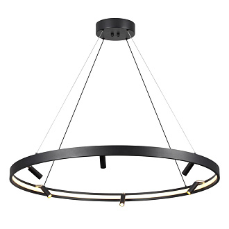 Светильник светодиодный диаметр 100 см, 66W LED, 3000-4000-6000K, Odeon Light HIGHTECH 4317/93L, черный