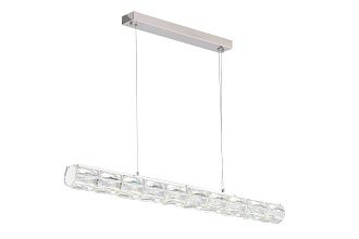 Люстра L1000 x H1200, мм, 40W  4000K, CHROME+CLEAR (Хром + Прозрачный Хрусталь) NewRgy 2405R/40W CHROME+CLEAR