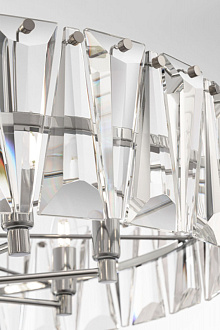 Подвесная люстра Maytoni Puntes MOD043PL-08CH, диаметр 75 см, хром