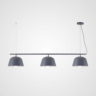 Подвесной светильник Ambit Gray Long 126*25*20 см, 3*E27*60W, ImperiumLoft MU01, Серый