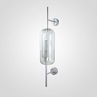 Бра CATCH WALL cylinder L67 stell 13*13*67 см, 1*E27*60W, ImperiumLoft CATCHWALL01, Серебристо-серый