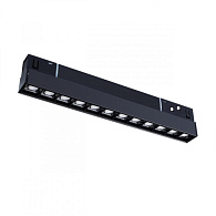 Трековый светильник 22,2*2,2 см, 1*LED*12W, 4000К, Arte lamp Linea Черный A4664PL-1BK