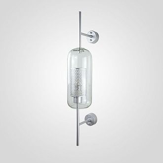 Бра CATCH WALL cylinder L67 stell 13*13*67 см, 1*E27*60W, ImperiumLoft CATCHWALL01, Серебристо-серый