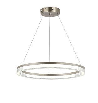 Люстра Ø600, мм, 30W 4000K, SILVER (Cеребро) NewRgy 2832-DW-6 SILVER