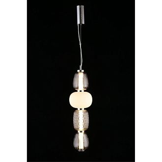 Подвесной светильник 17*100-190 см, 1*LED, 29W, 3000K, Aployt Oliwcia APL.319.16.29, хром