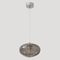 Подвесной светильник 15 см, Crystal Lux FORMLESS SP1 SMOKE, хром