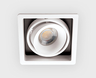 Встраиваемый светильник Italline DE-311 white, белый, вр 9,5 см