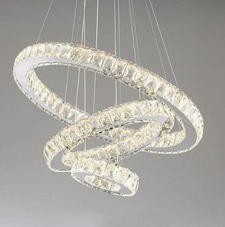 Светильник SPF-37562 CHROME/ХРОМ  D500+350+200/H1200/3/LED/80W 2.4G 24-09